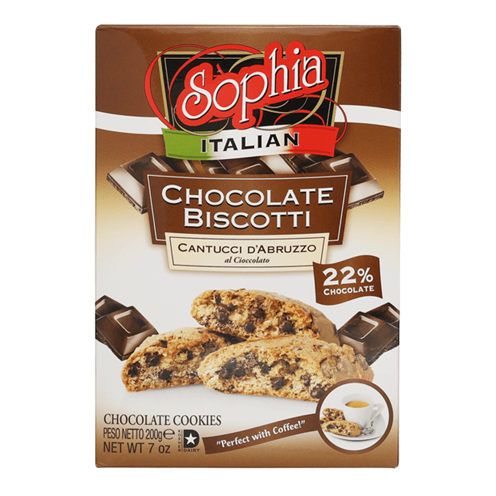 Бискотти Кантучини Шоколадный – 7,05 унций (200 г)